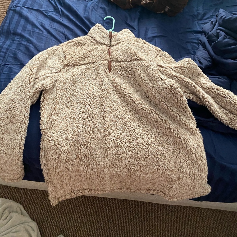 Fleece quarter zip jacket